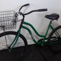 Cruiser Beach Bike With Basket 