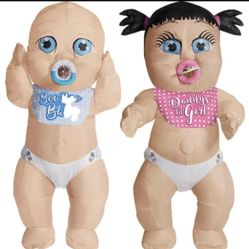Gender Reveal Baby Costumes 