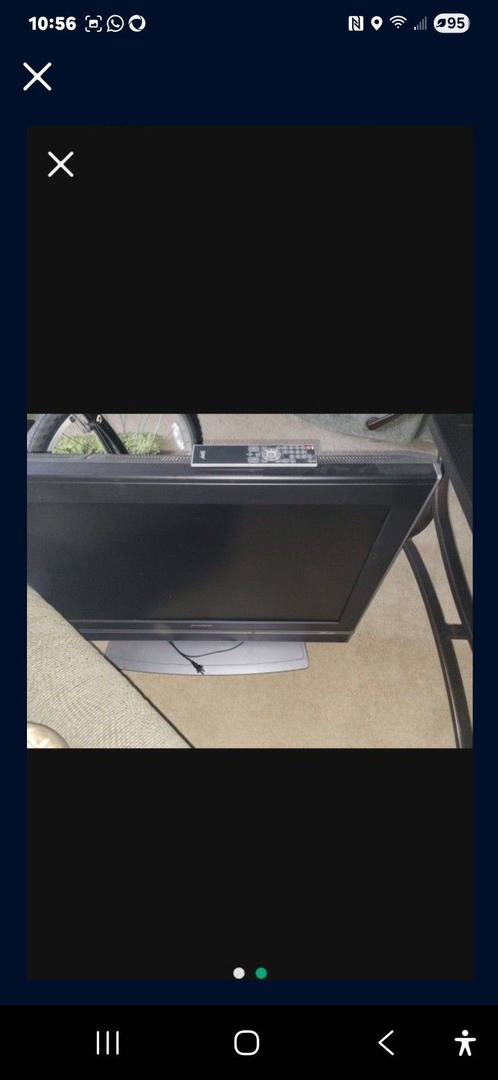 Sylvania TV with Remote & Booklet.