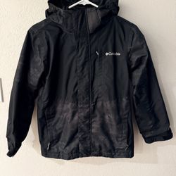 Boys Columbia Rain Jacket Size Medium 10/12