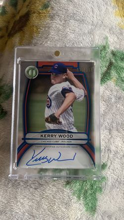Kerry wood mlb autographed trading card