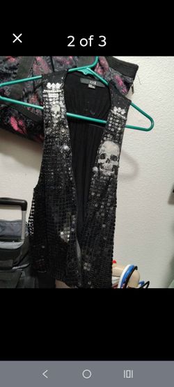 skull vest one of a kind