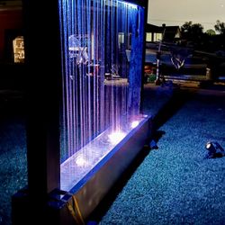 6x8! Rain curtain Ready To Be Picked Up And Our Inside Inside Or Outside Your Home 