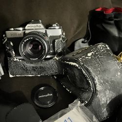 Vintage  1977  Minolta Camera And Accessories