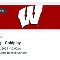 Parking Pass - Coldplay 