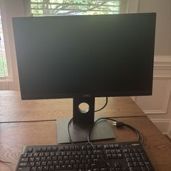 Dell Monitor With Keyboard 