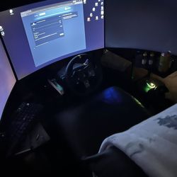 2 32” Curved Ultragear Gaming Monitors 