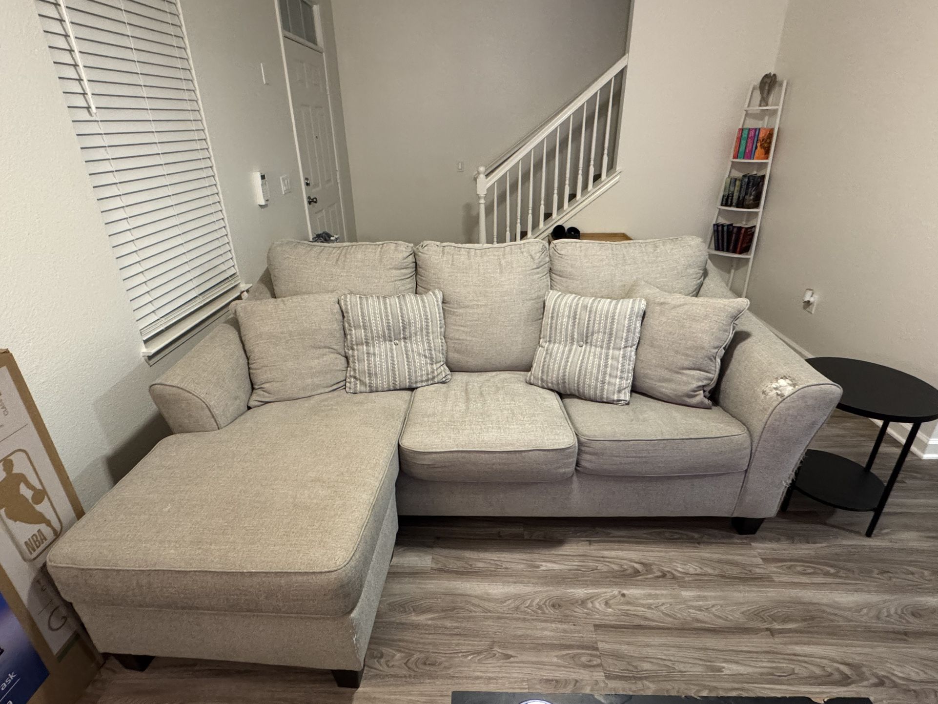 Grey Sofa (Pillows included)