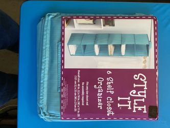 6 SHELF CLOSET ORGANIZER