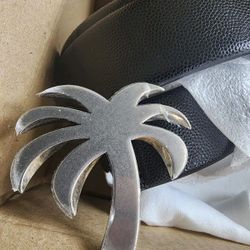 AUTHENTIC PALM ANGELS LEATHER BELT | SIZE (XL LADIES )38' - 41' Mens