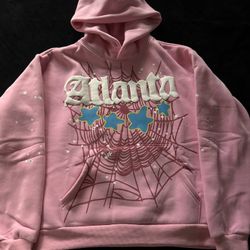 Pink Atl Spider Hoodie