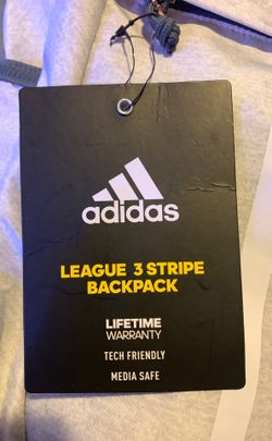 League 3 stripe clearance backpack