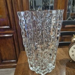 Mikasa Frostfire Crystal Vase