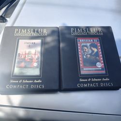 📚 Premium Pimsleur Language Programs – Italian I & Russian II (Full Sets, CDs) – Rare & Complete!