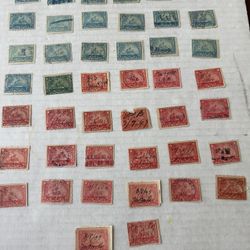 United States Battle Ships Proprietary Stamp Group Of 42 