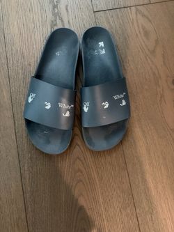 men’s off white slides size 11