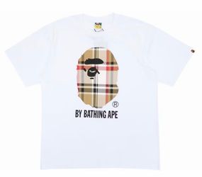 White/ burberry bape tee