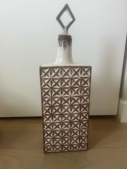 Ceramic Decorative Bottle with Stopper