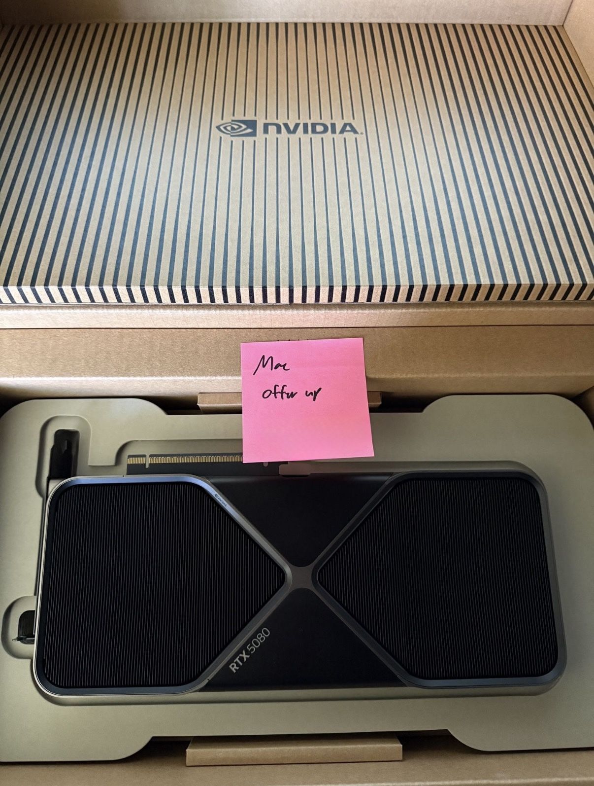 NVIDIA GEFORCE RTX 5080 Founders Edition New