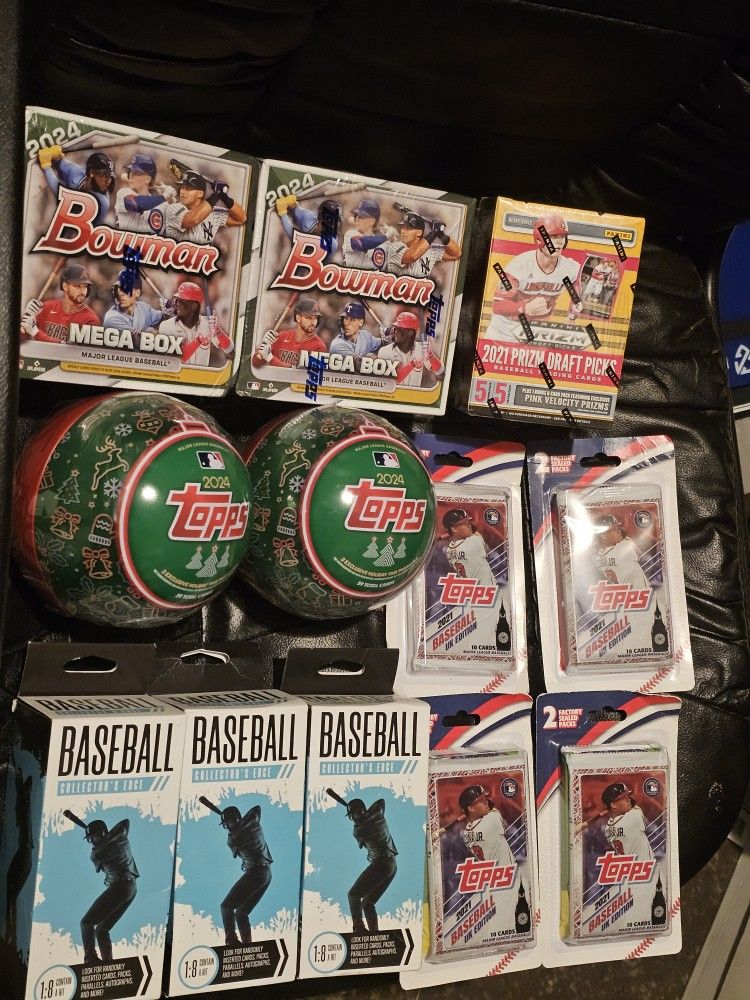 Baseball Cards Mega & Blaster Box Lot! New Sealed! All for $200