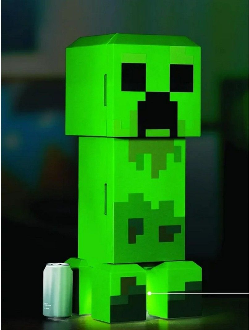 Minecraft Creeper Fridge Mini Green Figural Thermoelectric Cooler