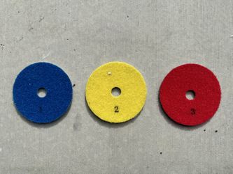 Polishing Pad 3 Steps for Quartz Or Granite