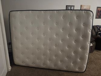 Queen Mattress for Sale – White & Gray