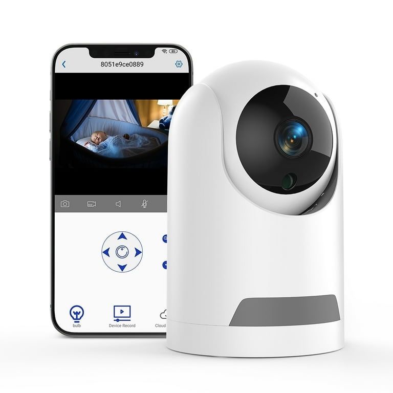 360Β° Baby Monitor WiFi Cam β 4MP HD, Alerts, Audio, Night Vision
