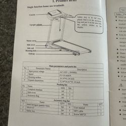 Brand New Folding Treadmill. Too Small For 6’1 Son. Used 4 Times. Paid 500 $ Looking For Best Offer
