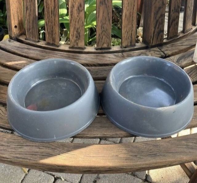 2 - 8” Dog Bowls