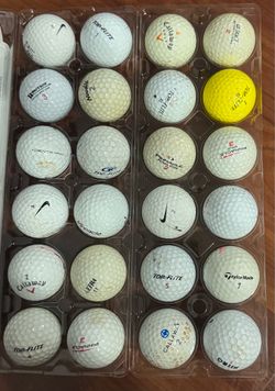 80 Golf balls Nike top flite callaway
