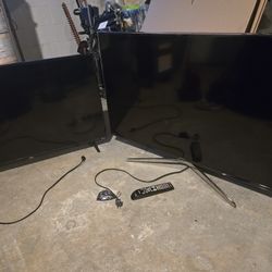 TCL 43 ROKU SMART TV AND Samsung 50 Inch Smart Tv With Remotes