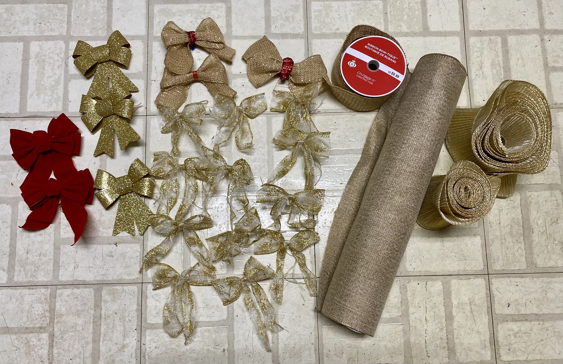 Christmas Ribbon Lot