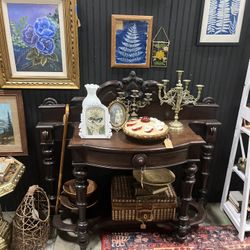 Antique Entryway Table 