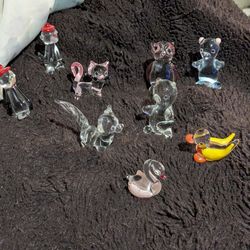 Miniature Glass Figurerines