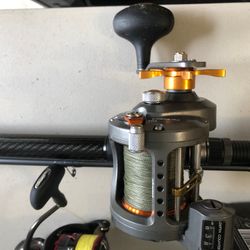 Shakespeare Tiger Ugly Stik. Length 7 Foot  Line 60 Pound Braid