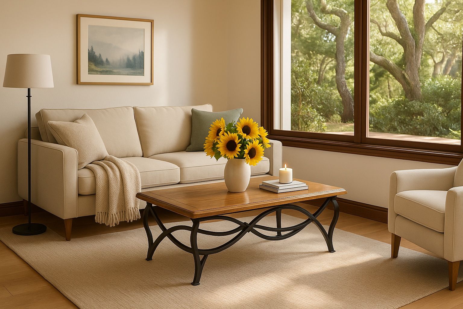 Price Drop! Refinished Solid Wood Coffee Table