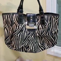 Guess Zebra Tote Bag