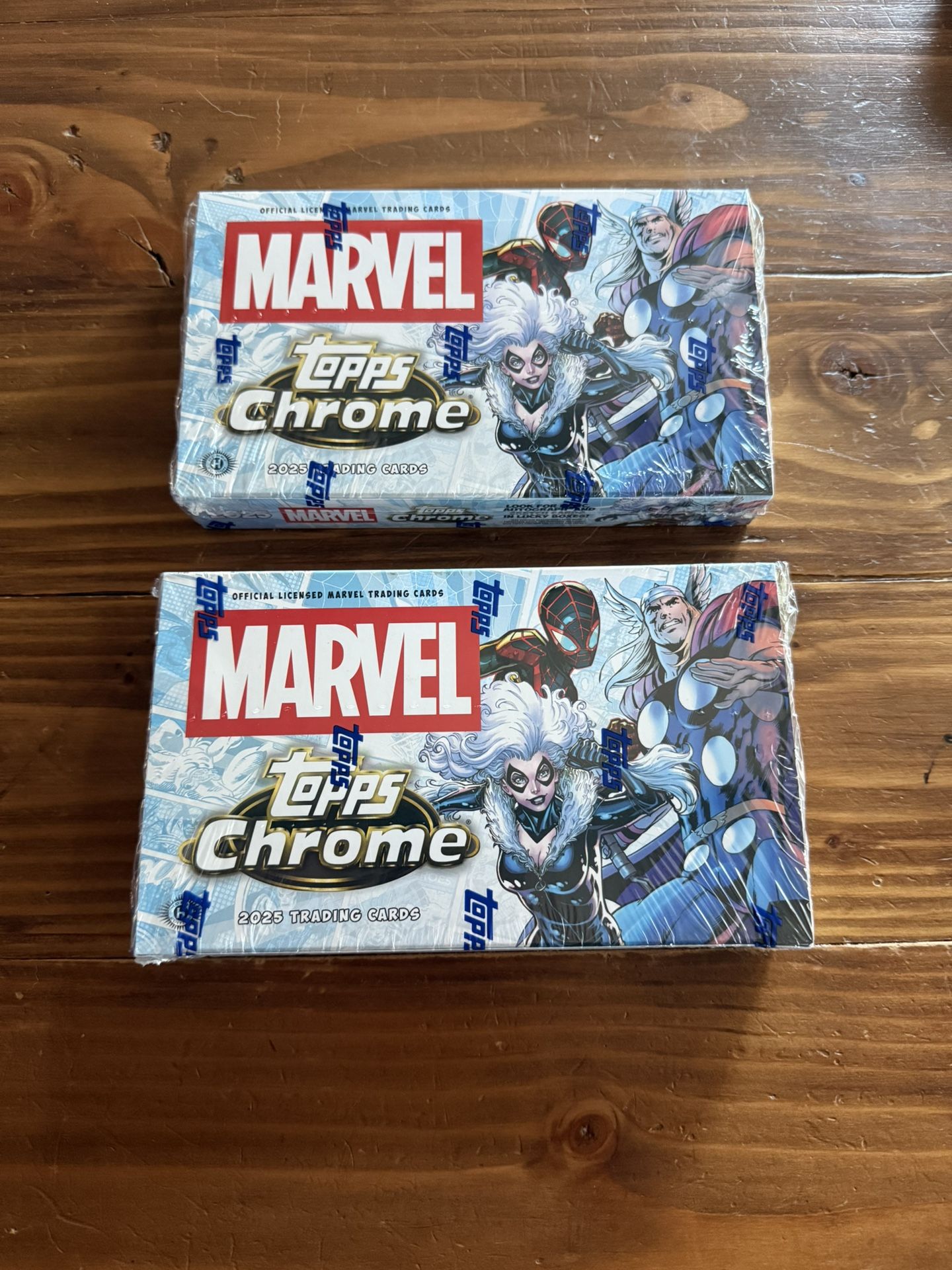 Tops chrome Marvel Cards