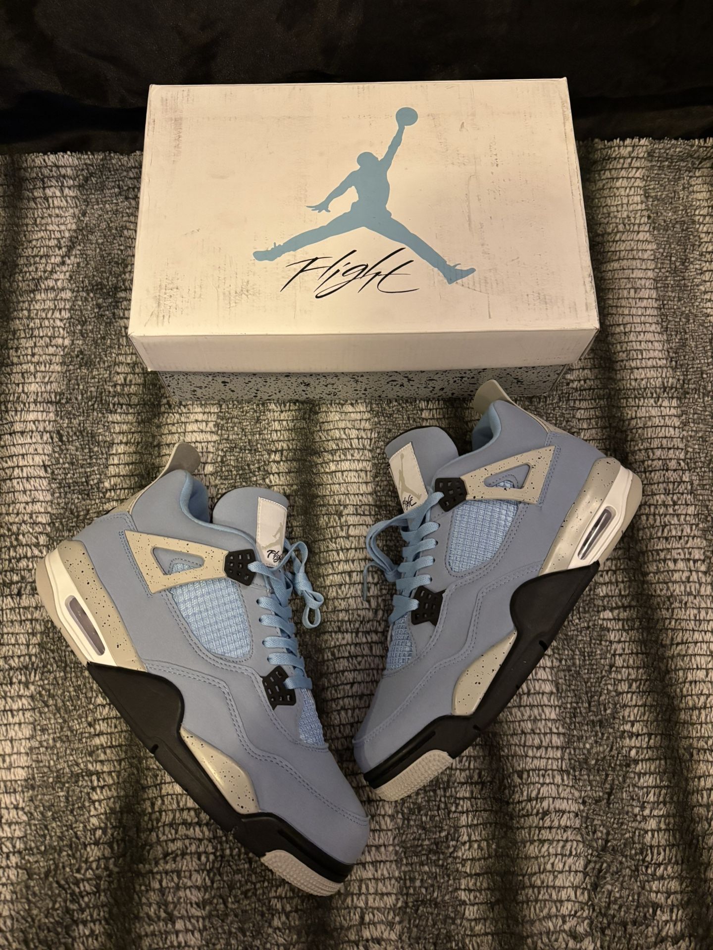 UNC Jordan 4 Shoes Size 10