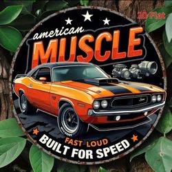Classic Muscle Rush Sign