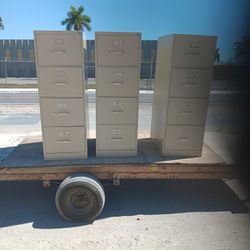 3 Metal File Cabinet 60 Dollars Each