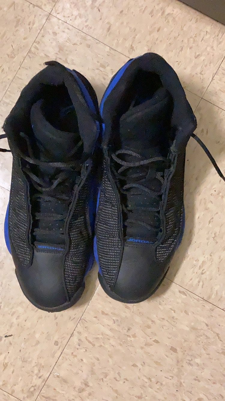 Jordan 13 Black And Blue Size 10