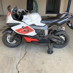 BMW Electric Kids Motorcycle With Training Wheels
