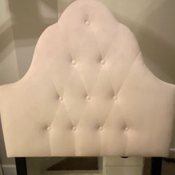 Tufted  Baby Pink Twin Headboard