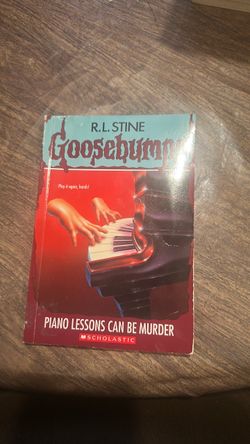Goosebumps Piano Lessons Can Be Murder Paperback