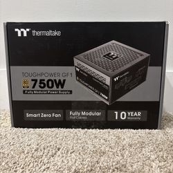 Thermaltake GF1 (2024) Fully Modular ATX 750W Power Supply - 80 Plus Gold