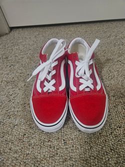 Red Vans M7, W8.5
