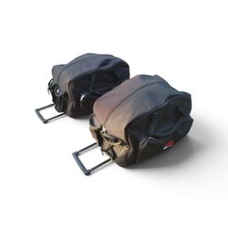 Pair of Gator GPA-712 Rolling Speaker Bags – Original 6-Wheel / Single Zip - Local Pickup Only