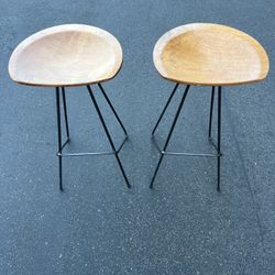 Bar Stools - Wood & Steel